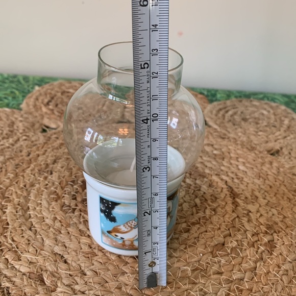 Vintage mini candle lantern with geese, EUC - Picture 14 of 14